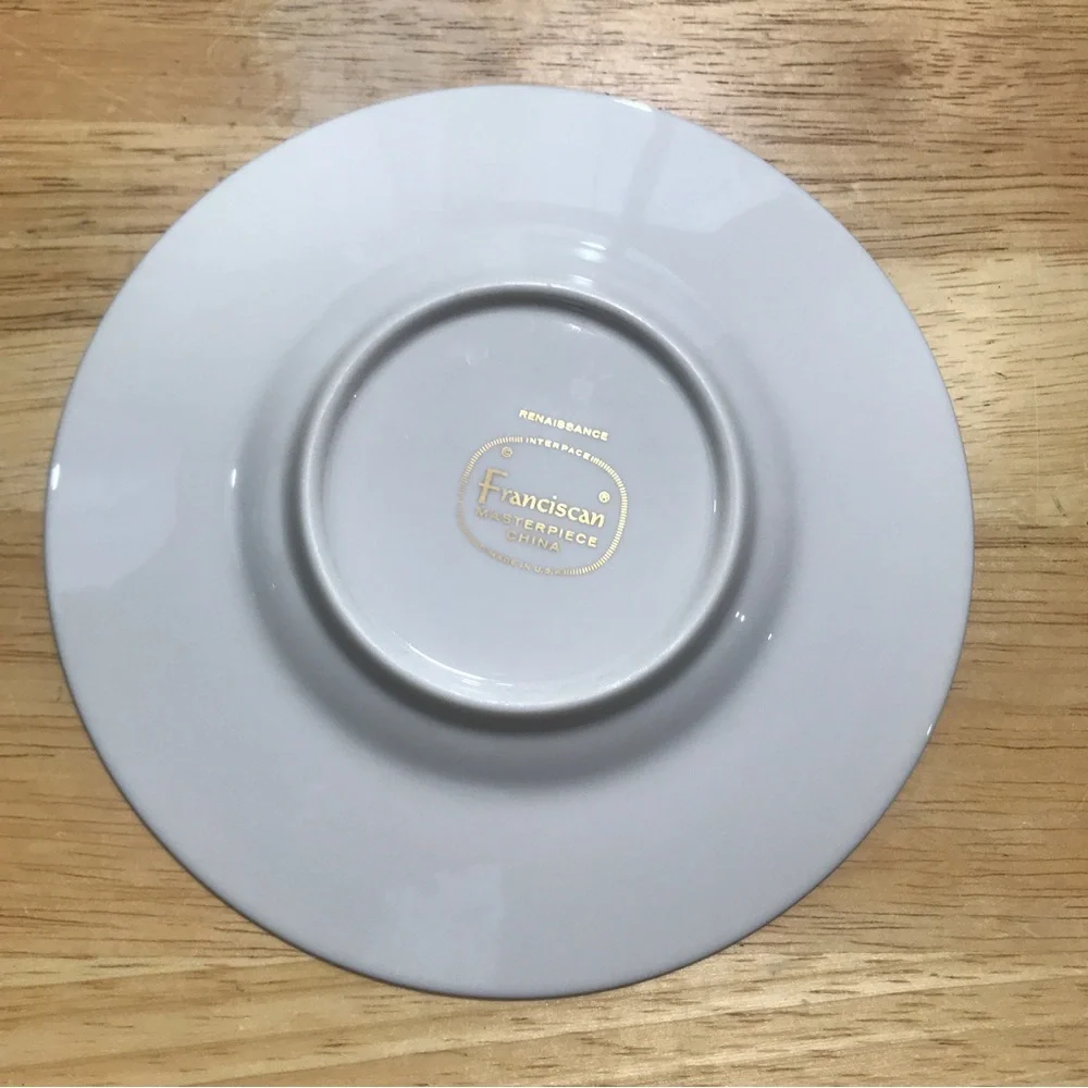 Vintage Franciscan Gold Renaissance Masterpiece China Saucer. 6